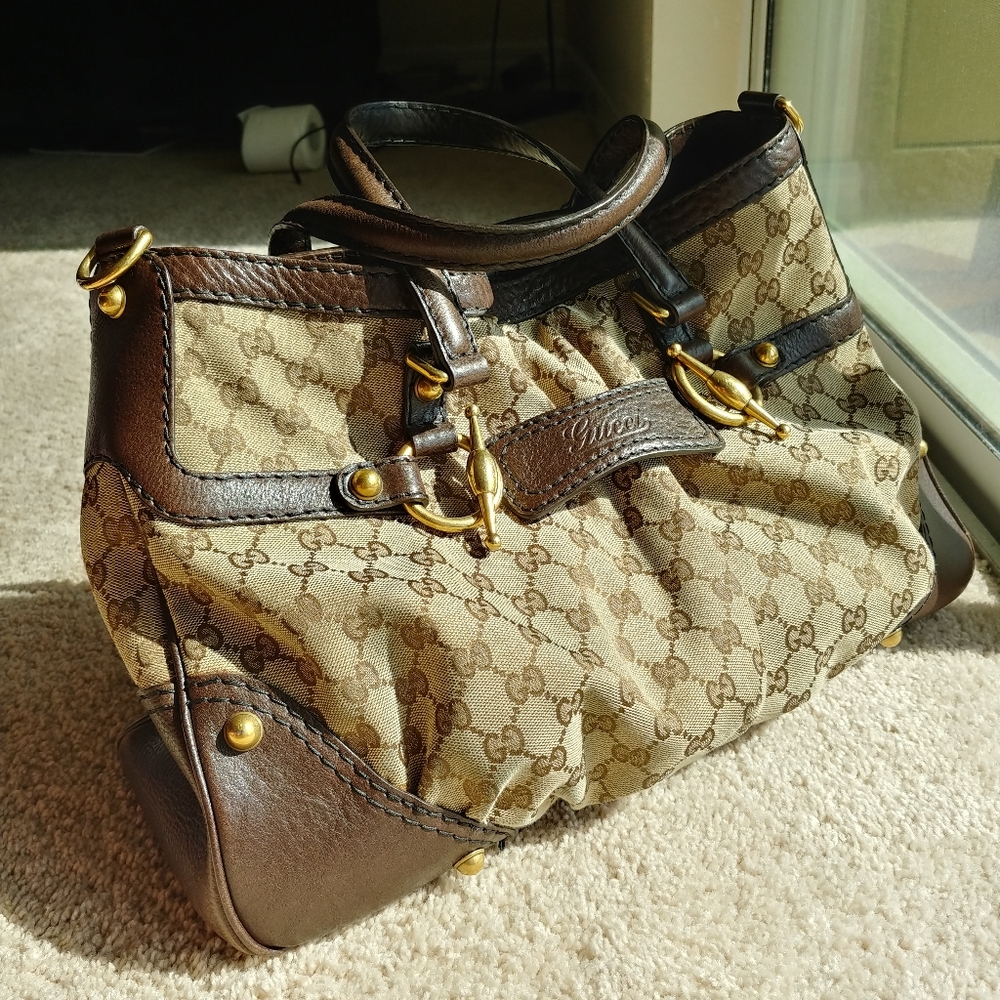 Vintage Gucci GG Web Hobo